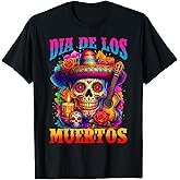 Dia De Los Muertos Day of The Dead Sugar Skull Halloween Men T-Shirt