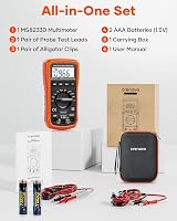 Crenova MS8233D Digital Multimeter 6000 Counts Volt/Amp/Ohm Capacitance view 9