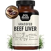 Lonvera Grass Fed Beef Liver Supplement – 3000mg Freeze Dried Desiccated Organs – Nutrient Source for Joints, Bones, Hair, Skin, Nails & Daily Energy – 120 Pasture-Raised Capsules