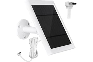 SUDENWLIS for Ring Doorbell Solar Panel - 4W Charger, Compatible with Battery Doorbells, Type-C Charging Port, 9.84ft Cable