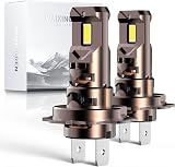 H7 LED Headlight Bulb 6500K 60W 26000LM Plug and Play Pack of 2
