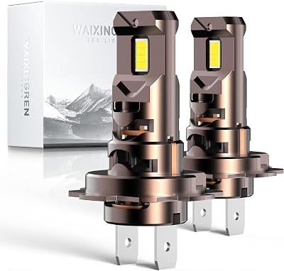 H7 LED Headlight Bulb 6500K 60W 26000LM Plug and Play Pack of 2