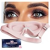 Sleep Mask for Women Eyelash Extension, Eye Mask for Lash Extensions No Pressure 3D Contoured Lash Extension Sleep Mask, Bloc