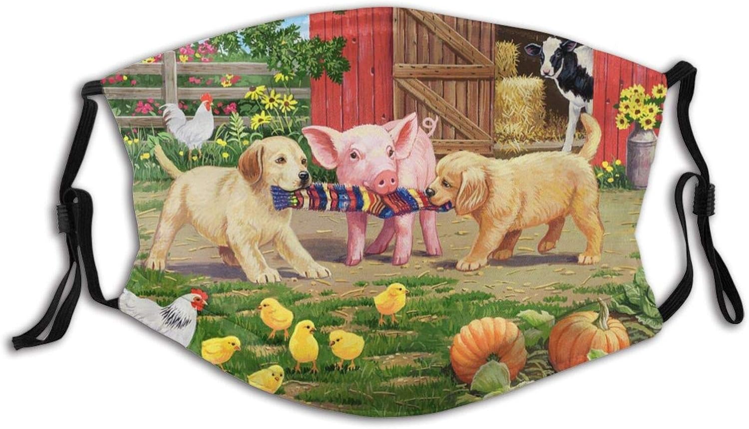 Pig Face Mask, BreathableWashablewith 2 Filter for AdultTeensAnti