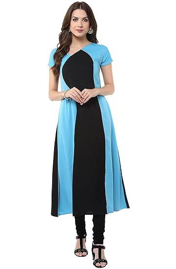 Women's Polyester Crepe Kurta