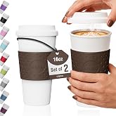 Copco Acadia Travel Mug with Lid, 16 Oz - Brown, Set of 2