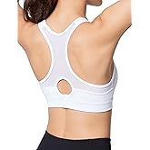 Yvette Plus Size Sports Bras for Women Comfortable Racerback Supporttive Sports Bra Medium Impact Wireless