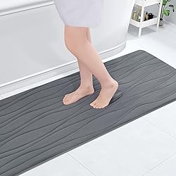 Buganda Memory Foam Bathroom Rug Mat 47x17, Extra