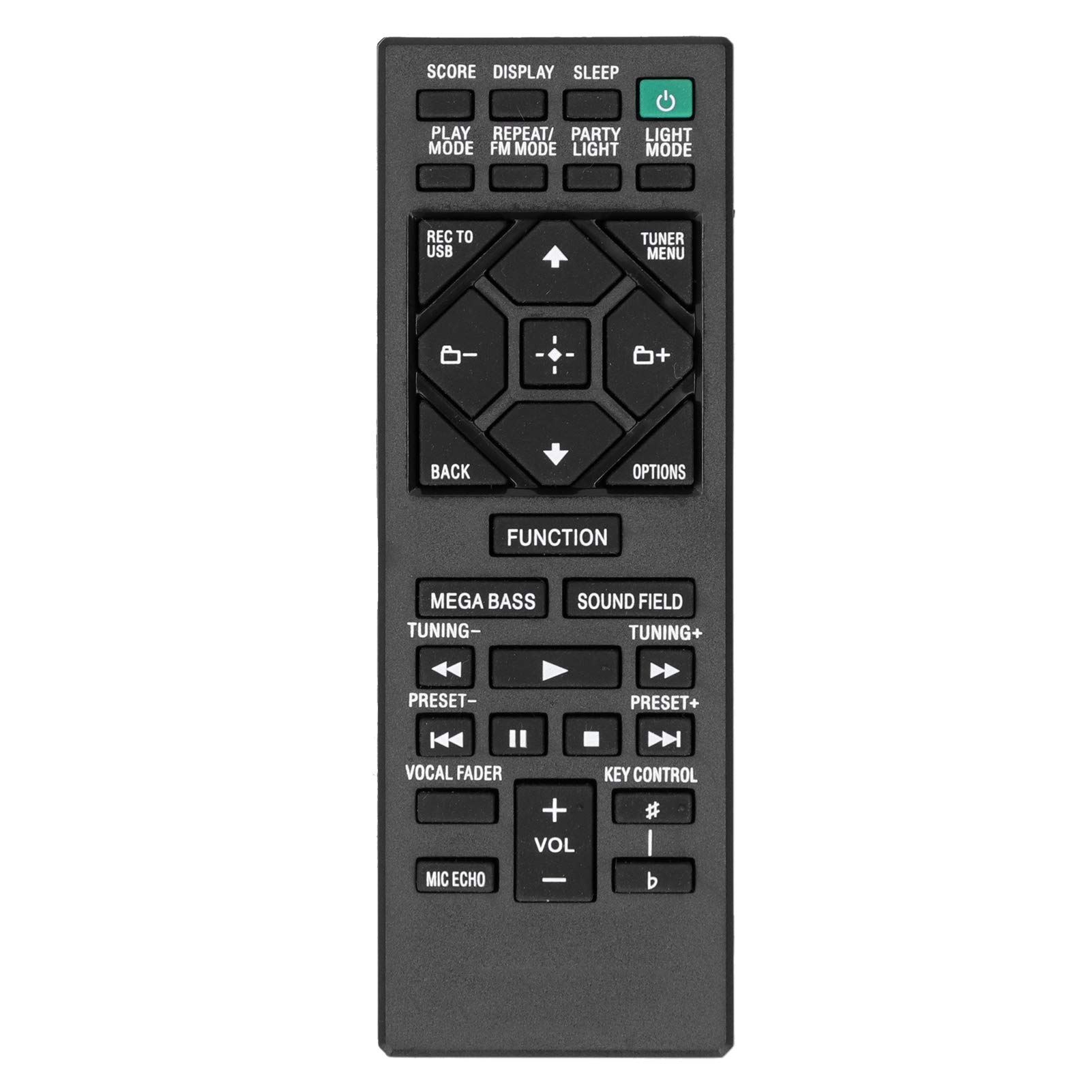 RMT-AM330U Audio Remote Control for Sony RMT-AM330U / RMT-AM220U / RMT-AM502U / MHC-V71 / MHC-V21SS-V90W, Hi‑Fi Home Audio System Remote Control.