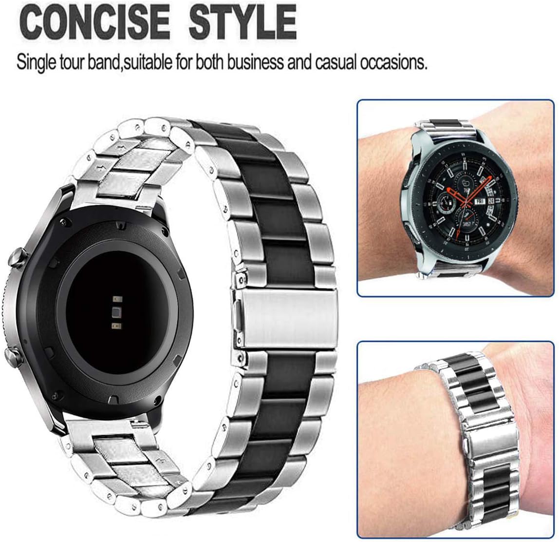 DEALELE Strap Compatible with Samsung Galaxy Watch 46mm / Galaxy 3 45mm - Image 3