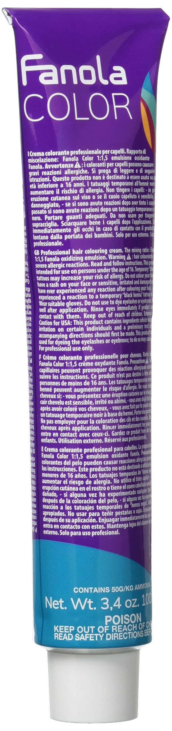 Fanola Cream Colore Colouring Cream 7.0 Blonde 100 ml