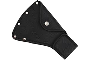 QWLWBU Hatchet Head Sheath Holster,Black Axe Sheath,Axe Head Cover for 1-1/4lb Axe, Double Snap Hatchet Blade Protector Hatchet Cover,Hatchet Edge Protector for Outdoor Hiking