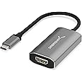SABRENT USB Type C to HDMI 2.1 Adapter | 8K/60Hz & 4K/120Hz with DSC Function | 8K/30Hz & 4K Resolution Without DSC | Thunderbolt 3 Compatible (DA-UCH8)