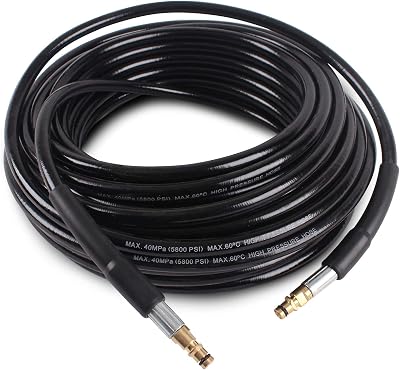 NAMOTEK 15M High Pressure Washer Hose for Karcher K2-K7 Extension Replacement
