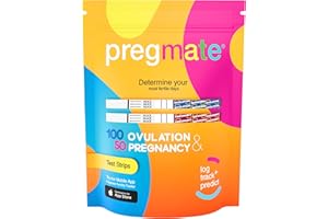 Pregmate 100 Ovulation and 50 Pregnancy Test Strips Predictor Kit
