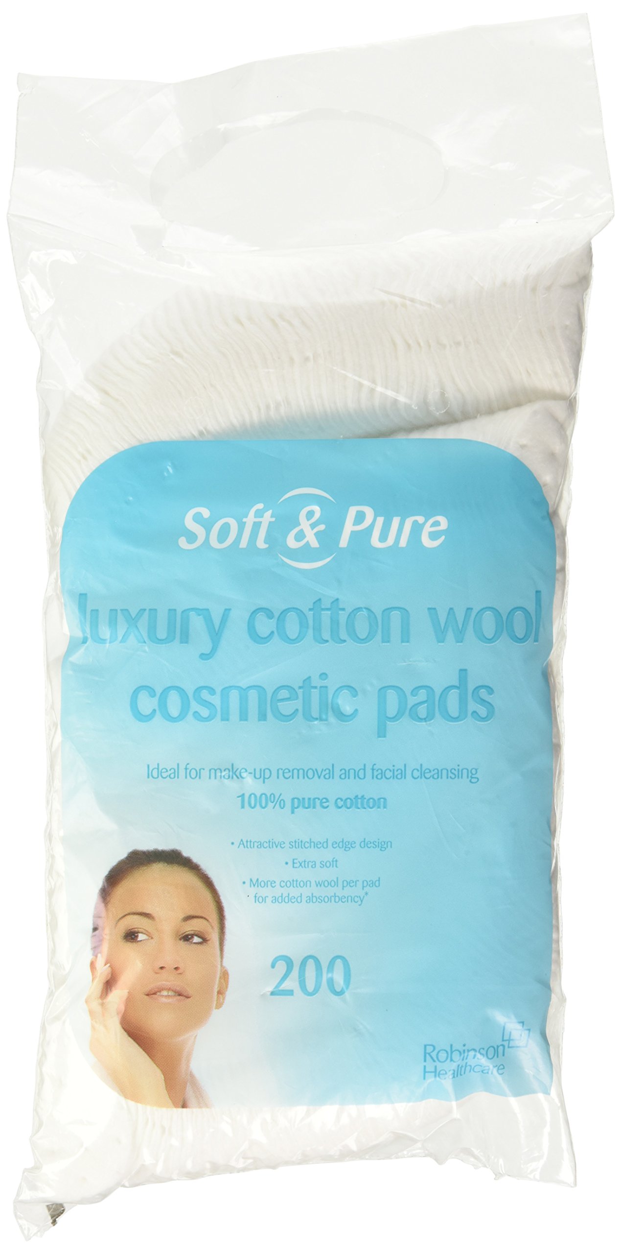Soft & Pure Cosmetic Pads (pack of 200)