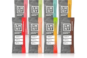 LMNT Keto Electrolyte Powder Packets | Paleo Hydration Drink Mix | No Sugar, No Artificial Ingredients | Sample Pack| 8 Stick