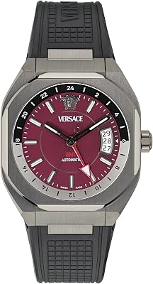 Herren Analog Automatik Armbanduhr V-Contempo GMT
