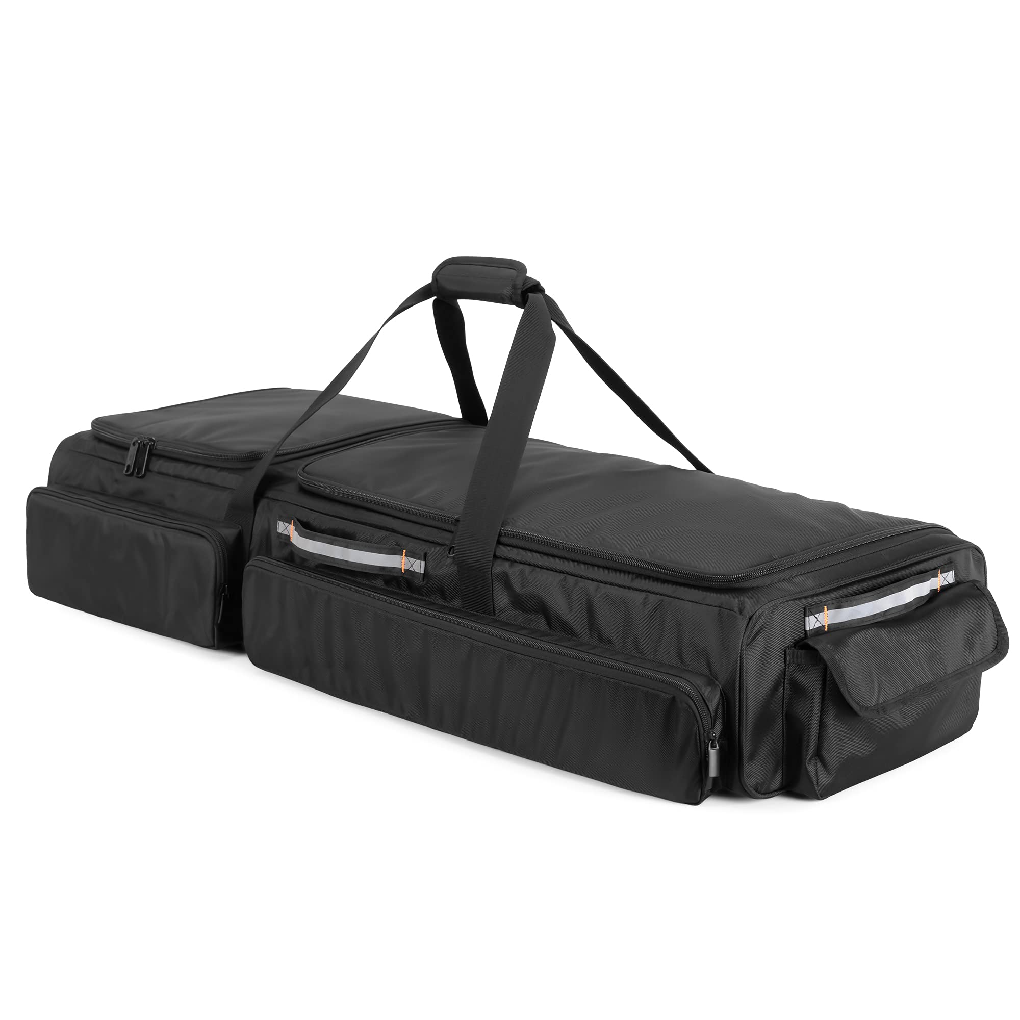 Photo 1 of samdew Under Seat Storage Bag Fit for SuperCrew Cab & Crew Cab, Back Seat Double-Compartment Organizer for Truck, Practical Underseat Tool Box with Inner Dividers & Multiple Pockets (Patented Design)