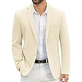 COOFANDY Men's Casual Blazer Slim Fit Suit Jackets Two Button Lightweight Knit Sport Coat