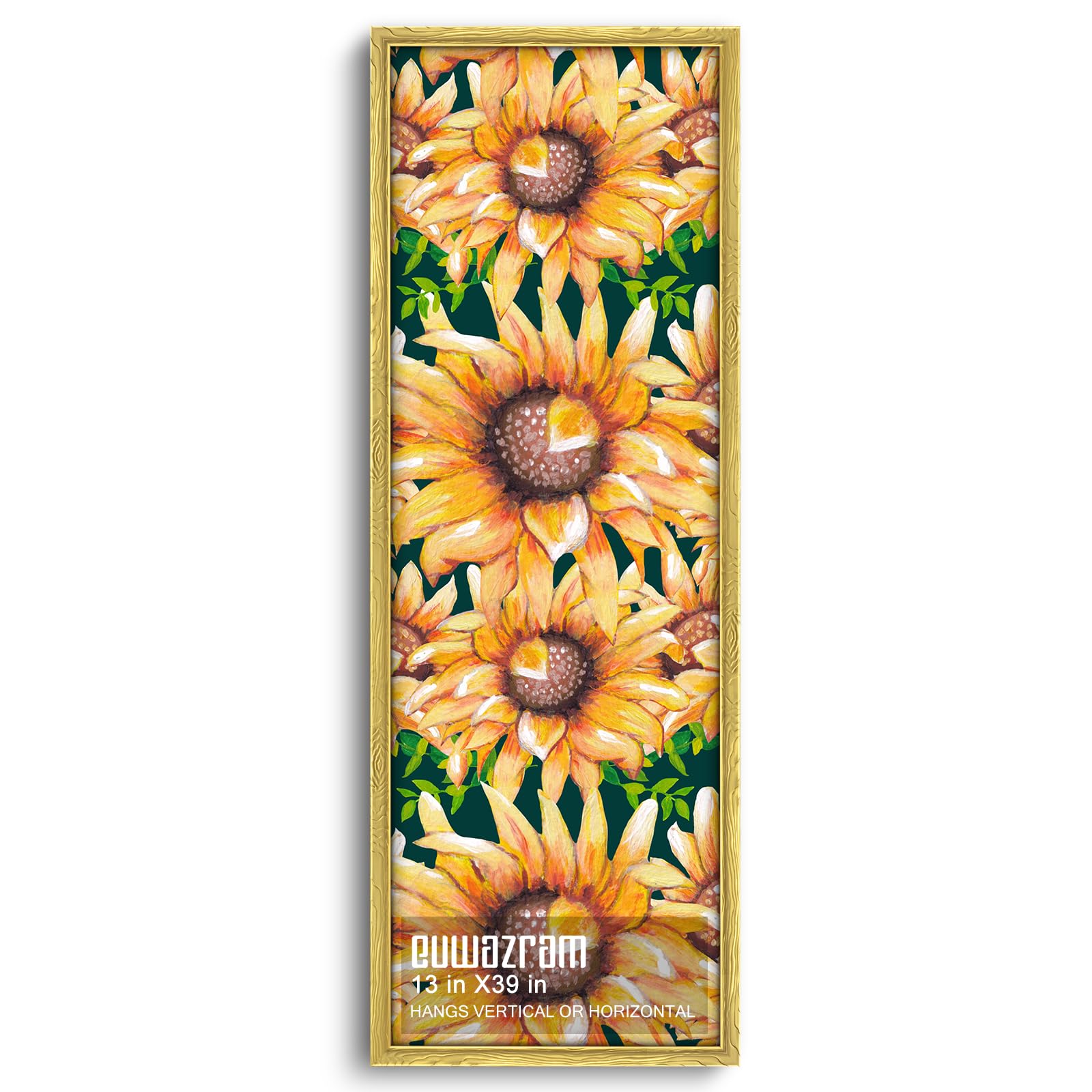 euwazram Ornate Gold 13x39 Frame - Single Frame, 13