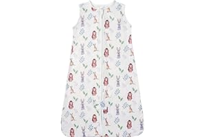 TotAha Light Sleep Sack, Stretchy, Soft, Cozy Wearable Blanket Sleep Bag with 2-Way Safe Zippers for 0-6-12-24 Months 0.5 TOG