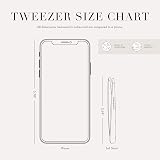 Tweezerman Stainless Steel Slant Tweezer Black Midnight Sky view 4