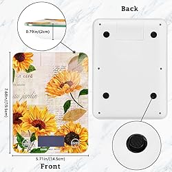 Sunflowers Food Scale Waterproof Digital Kitchen
