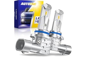 AUTOONE Yellow H10 9145 9140 LED Fog Light Bulbs or DRL Amber Yellow, 12000LM 400% Brighter, 9040 9045 LED Fog Lamps for Car,
