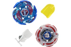 Magicmode Metal Spinning Top Set-2 Spinning Tops Battle Set with 2 Launchers for Kids & Adults (BB70+BB88)