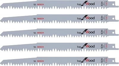 Bosch S 1531 L Top for Wood Recip Saw Blade 240 x 19 x 1.5 mm 5 mm Pitch