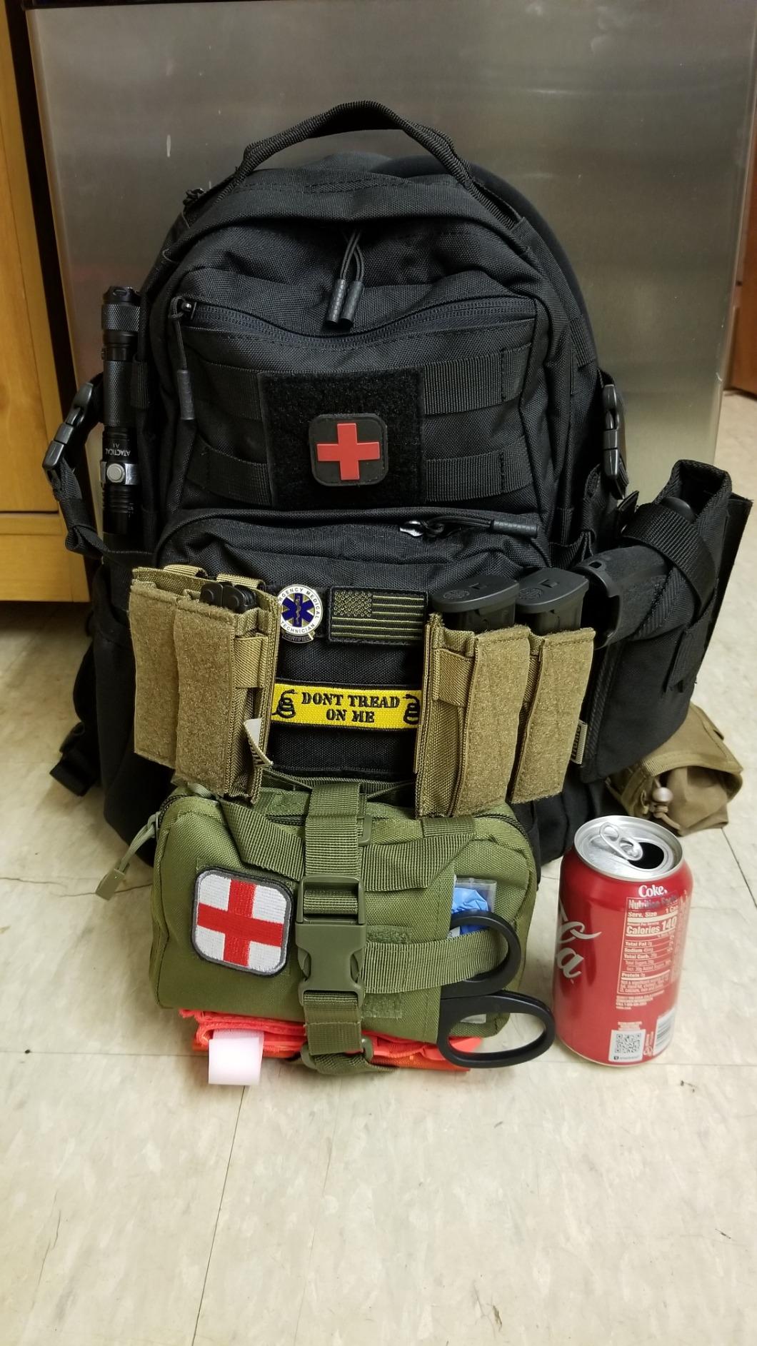 7/mo Finance Samurai Tactical Wakizashi Tactical Backpack (Desert