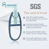 HNNHOME Shower Door Seal Strip 870mm for 4-6mm Glass 18mm Gap Translucent view 9
