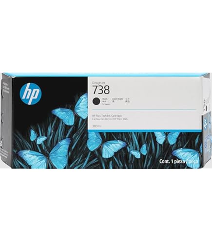 Amazon.com: HP 738 300-ml Cyan DesignJet Ink Cartridge : Office