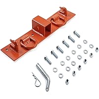 ONECHOI Tractor Bucket Hooks Bolt on Hooks 2” Receiver, G70 Grade Grab Hooks, Forged D Rings, Tow Hook Bolts for Universal Tr