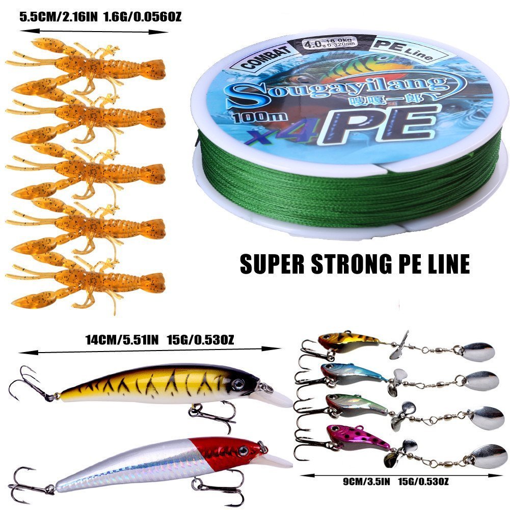 Sougayilang Fishing Rod Reel Combos, Collapsible Telescopic Fishing