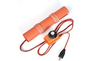 KRYTHONIX PVC Heating Blanket for Bending Pipes 1/2" to 1 1/2" | Adjustable Temperature Control (120v/400w) ，5-Year Customer Service ，PVC Pipe Heat Bender