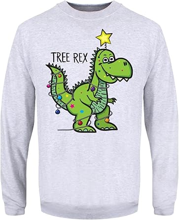 tree rex christmas jumper