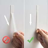 JELLYSUB 120 Poster Strips, Removable Damage Free Adhesive for Wall Decor view 4