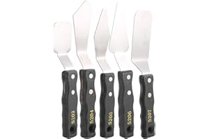 DPOFIRS Metal Palette Knife Artist Paint Knife, Palette Knives in Bulk, Palette Knives for Cake Decorating