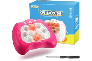 SIENBOR Quick Push Game Console,4 Modes Games, A Toy Game Machine That Exercises Reaction Ability and Improves Concentration |Teens Boys & Girls Ages 3-12 Years Old & Up