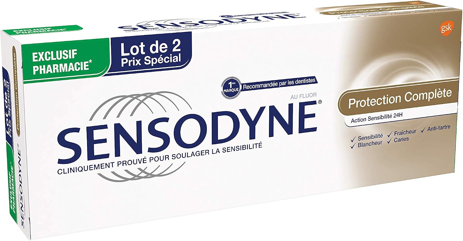 Sensodyne Complete Protection 2 x 75ml, 150 ml (Pack of 1) - Image 4