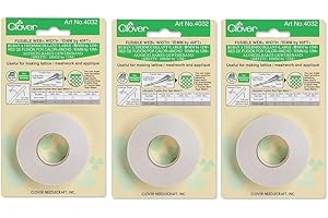 Clover Needlecrafts Fusible Bias Tape Maker Fusible Web 40 Feet 4032C (3-Pack)3