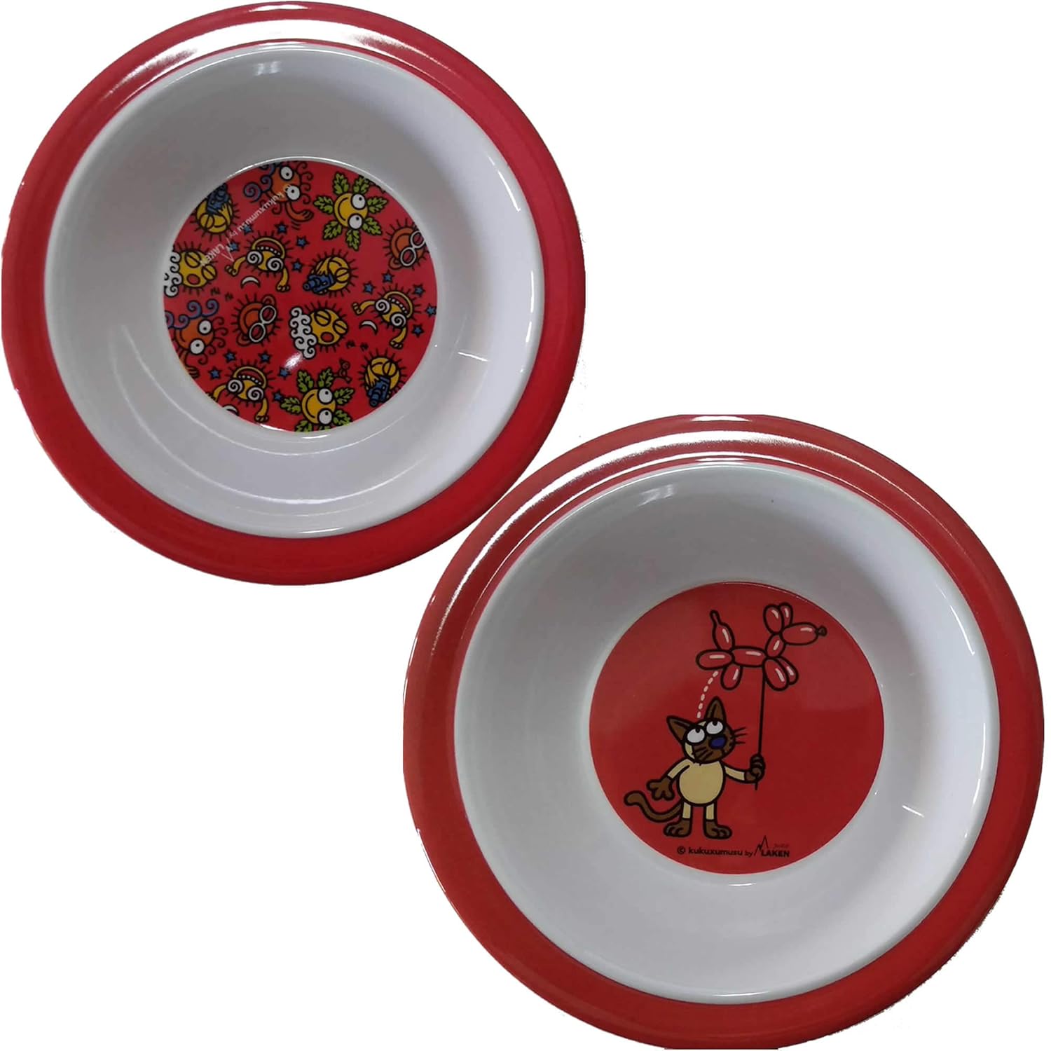 Juegos de dos Platos Laken en color Rojo: Amazon.es: Bebé