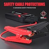 GoooLOO GE1500 Jump Starter 1500A 12V Car Battery Booster 6L Gas 4L Diesel view 6