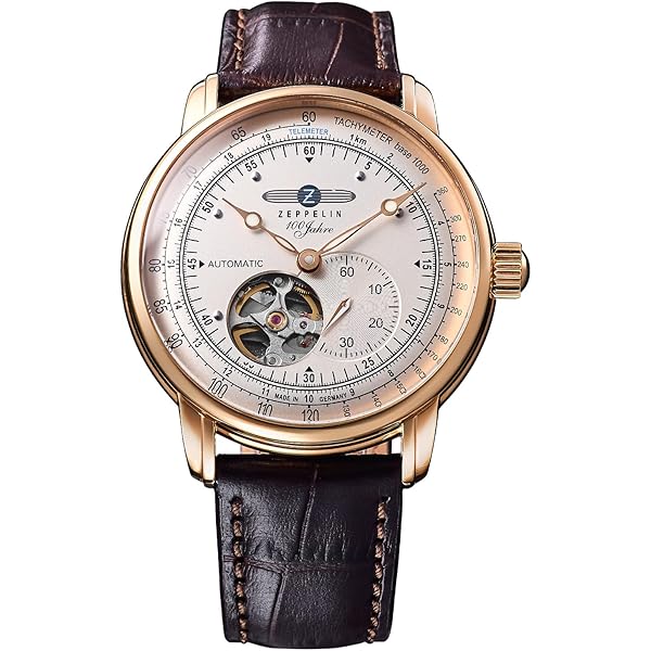Amazon.com: Zeppelin Z85664 Mens Friedrichshafen Leather Strap