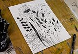 uni-ball PIN Fineliners Black Fine Tip 0.1 0.2 0.3 0.5 0.8 Pack of 5 view 4
