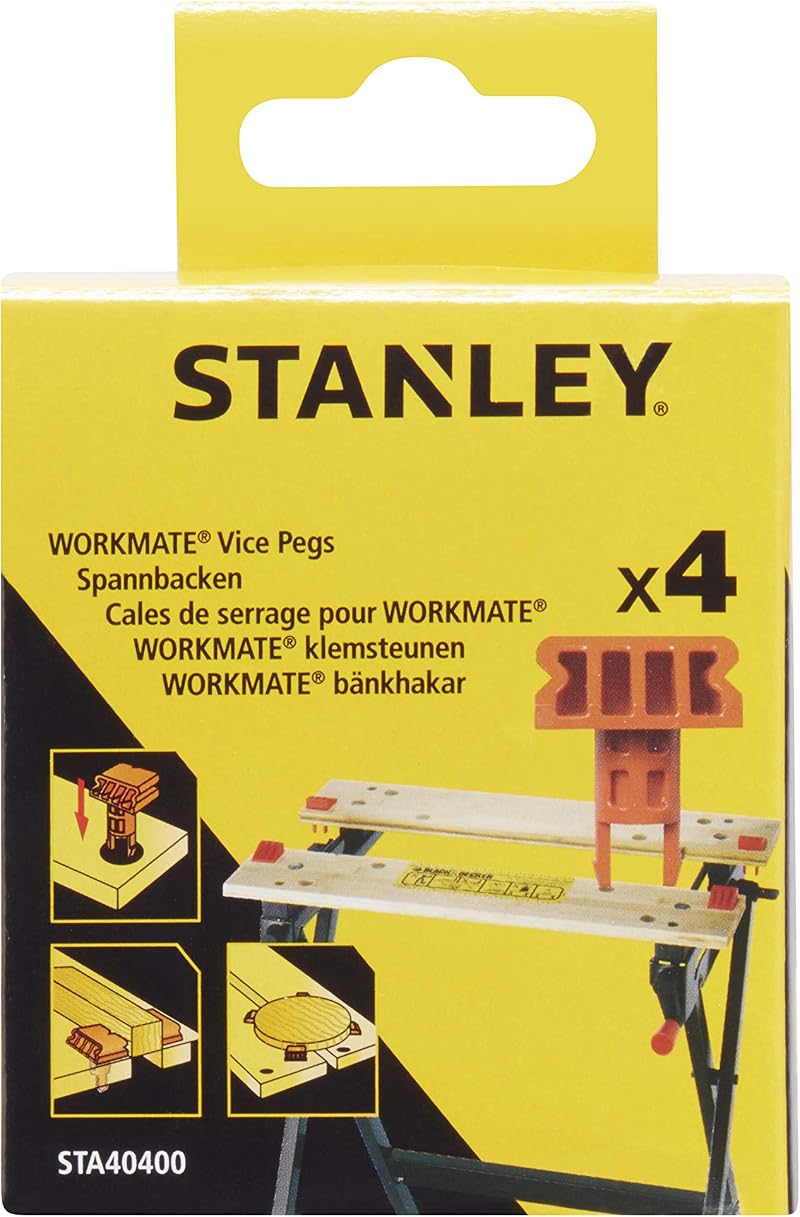 Stanley 4pk Workbench Clamps for Black+Decker Workmate WM100 WM825 WM550 WM536