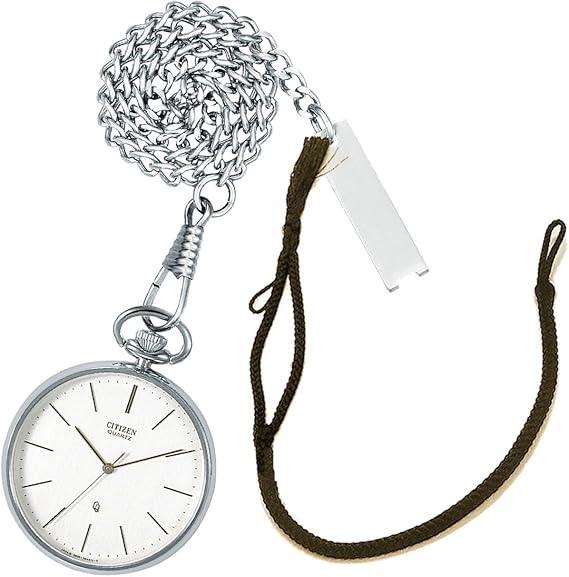 Amazon シチズン Citizen 懐中時計 04 61aと懐中時計専用紐hbr 2房あり ブラウン セット 懐中時計 腕時計 通販