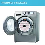 JILAN 4PK Mop Head Pads for Vileda Spin & Clean Mop Refill Washable Microfiber view 5